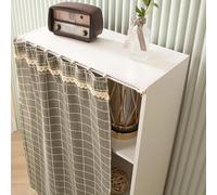 Cupboard Curtain,Curtain Tiers,Kitchen Curtains,No Drilling Is Required With Track Rail,Privacy Protected,for Small Window Basement Cupboard,Bedroom,Living Room,Bathroom,T(Size:W 50cm*H 65cm,Color:3)