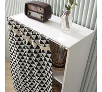 Cupboard Curtain,Curtain Tiers,Kitchen Curtains,No Drilling Is Required With Track Rail,Privacy Protected,for Small Window Basement Cupboard,Bedroom,Living Room,Bathroom,T(Size:W100cm*H 100cm,Color:6)