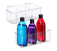 Cupboard Door Organiser Set Hanging Basket Kitchen Cabinet Storage Slots Bath