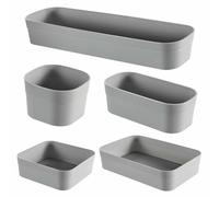 Cupboard Drawer Organisers Kitchen Office Universal Curver Grey Scandinavian UK