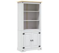 Cupboard Mexican Pine Corona RangeSideboard Bookcase Cabinet Grey/White vidaXL