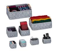 Cupboard organiser Felt Storage Boxes Soft Material Grey Felt Drawer Organiser