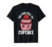 Cupcake Baker Design for Pastry Chef - Call Me Cupcake Value Graphic T-Shirt, Men, Black, L