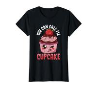 Cupcake Baker Design for Pastry Chef - Call Me Cupcake Value Graphic T-Shirt, Women, Black, M