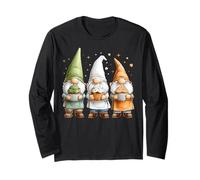 Cupcake Baking Baker Gnome Shamrock St. Patricks Day Ireland Long Sleeve T-Shirt
