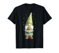 Cupcake Baking Baker Gnome Shamrock St. Patricks Day Ireland T-Shirt
