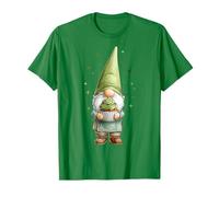 Cupcake Baking Baker Gnome Shamrock St. Patricks Day Ireland T-Shirt