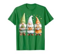 Cupcake Baking Baker Gnome Shamrock St. Patricks Day Ireland T-Shirt