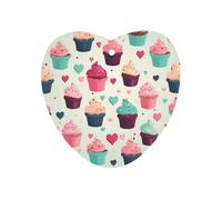Cupcake Candy Hearts Sweet Car Air Freshener Hanging, Long Lasting Scented Car Aromatherapy Tablets, Love form Fragrance Scented Cards for Vehicles, Bedroom, Wardrobe Gray-style