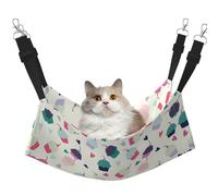 Cupcake Candy Hearts Sweet Pet Cage Hammock,Warm Pet Hammock,Soft Hanging Cat Bed Mat Winter Warm