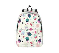 Cupcake Candy Hearts Sweet Printing Boys Girls Drawstring Bags String Backpack Bulk Cinch Sack Tote Bags For Gym, Sports, Travel