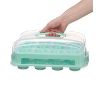 Cupcake Carrier | 24 Cupcake Containers Muffin Holder Carrier,2-Tier Food Storage Organizer Box for Muffin Cookie Cake Wedding Birthday Party Christmas Home Shop Dessert