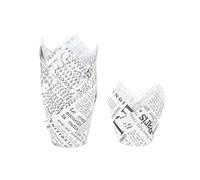 Cupcake Cases 50pcs Cupcake Liner Baking Cup for Wedding Birthday Party Tulip Muffin Paper Cake Wrapper(Color-01)