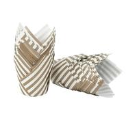 Cupcake Cases 50pcs Cupcake Liner Baking Cup for Wedding Party Caissettes Tulip Muffin Paper Cake Wrapper(Color 01)