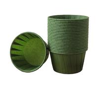 Cupcake Cases， Aluminum Foil Baking Cups 50 Pcs for Muffins and Cupcakes 6.5x5x4cm