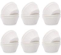 Cupcake Cases x 500 Pack White Cake Cases Baking Cases 45gsm for Cupcakes Cakes Muffin Fairy Bun Cases Professional Paper Baking Cups Cupcake Liners Cake Cases for Baking Cup Cake Cases bun Cases