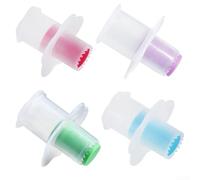 Cupcake Corer Plunger Tool for Bakery Style Filled Cupcakes Using Simple Press and Extract Motion on Standard Sized Treats (Purple)