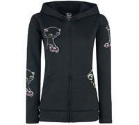 Cupcake Cult Black Cat Hood Hoodie Jacket black S