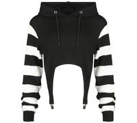 Cupcake Cult Cute kitty hoodie Knit jumper black white S