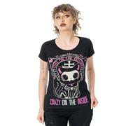 Cupcake Cult Cute on the outside - Crazy on the inside T-Shirt black L
