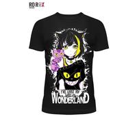 Cupcake Cult Goth T-shirt Lost Way Punk Anime Cartoon Wonderland Cotton Tee Top