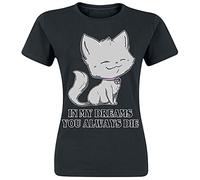 Cupcake Cult in My Dreams You Always Die Women T-Shirt Black S, 100% Cotton, Regular
