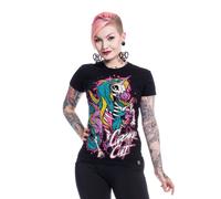 Einhorn Unicorn Internal Unicorn Women T-Shirt Black L, 100% Cotton, Regular