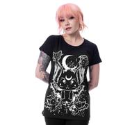 Cupcake Cult T-Shirt Baby Bats Gothic Kawaii Alternative Top Ladies Black Tee, Black, 2XL