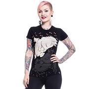 Cupcake Cult Unicorn Dreaming Unicorns Women T-Shirt Black S, 100% Cotton, Regular