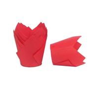 Cupcake Cup 50Pcs Tulip Flower Shape Muffin Cup Disposable Paper Holiday Party Cupcake Liner Kitchen Tools Muffin Baking Cup Muffin Baking Cup