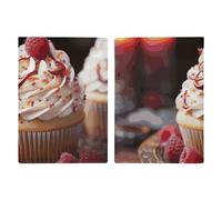 Cupcake Dessert Passport Holder Cover PU Leather Waterproof Passport Case Travel Wallet with Credit Card Slots for Women Men, style, 20.3x13.8cm