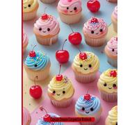 Cupcake Dreams Composition Notebook: College Ruled Journal with Cute Kawaii Cupcake Cover, 7.44 x 9.69", 110 Pages for School, Writing, and Notes