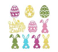 Cupcake - Easter Cake Decorations with Bunny and Eggs, Birthday Cupcake - for Family Gatherings, Parties and Celebrations, Wedding Showers, Dessert Tables and Events