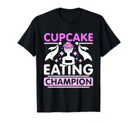 Cupcake Eating Champion Dessert Pastry Baking Lover T-Shirt