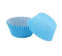 Cupcake Liners Paper Coffee, 100PCS Round Cake Baking Cups Muffin Cases, Easy to Use and Store for Wedding Party (Blue)