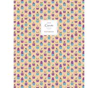 Cupcake Notebook - Ruled Pages - 8x10 - Large: (Peach Edition) Fun notebook 192 ruled/lined pages (8x10 inches / 20.3x25.4 cm / Large Jotter)