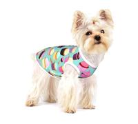 Cupcake Pattern Print Lightweight Tank Top for Dogs Dog Shirts for Small Dogs Stretchy T Shirts Sleeveless Vest