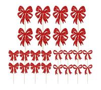 Cupcake Picks - Christmas Holiday Toppers Cupcake, Dessert Party Decorations, Add Cheerful Party Charm, Easy Insert Design, Premium Cake Accessory Set, Baking Accessories for Home Event Family