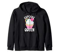CUPCAKE QUEEN Retro Zip Hoodie