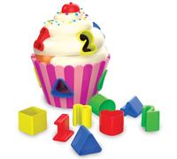 Cupcake Shape Sorter Board Game - Brand New