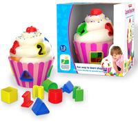 The Learning Journey U481080 Cupcake Shape Sorter, Multo, One Size, Pink, Green