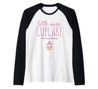 Cupcake Shirt, Little Miss Cupcake Cute Pink Tshirts Raglan Baseball Tee
