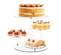 Cupcake Stand - Cup Cake Tower Rack | 4-Tier Serving Holder, Cup Cake Stand Dessert Display, Dessert Tier Tower For Cookie Snack Food Wedding Birthday Christmas Party Shower Home Bar Holiday
