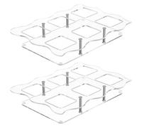 Cupcake Stand,Dessert Food Risers Decorations,Acrylic Dessert Stands - for Table Party Wedding Baby Shower Bedroom Perfumes Figurines