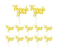 Cupcake Toppers - Gratitude Cake Topper, Elegant Design | Expresses Sincere Appreciation, Elevates Dessert Appeal, Perfect For Graduation, Retirement And Farewell Parties, Adds Special Touch To Cakes,