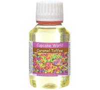 Cupcake World High Strength Liquid Food flavouring concentrates Caramel Toffee 100ml