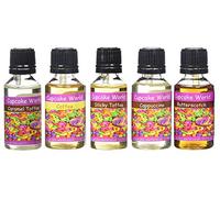 Cupcake World Intense Food Flavourings Toffee-n-Coffee Pack 28.5ml x 5 Flavours