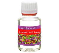 Cupcake World Strawberries and Cream Intense Food Flavouring 100 ml