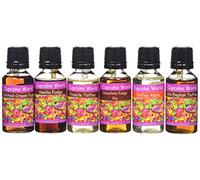 Cupcake World Toffee and Fudge Selection Pack Food Flavouring Bottles 28.5 ml (Pack of 6)