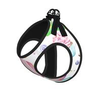 Cupcakes Donuts Muffins Sugar Print Adjustable Harness Leash Set For Cats And Dogs, Soft Breathable Kitten Puppy Mesh Vest With Reflective Design, Escape-Proof Lead For Small Pets Walking Training